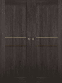 AVON 07 2HN GOLD VERALINGA OAK DOUBLE MAGIC BELLDINNI MODERN INTERIOR DOOR - 1