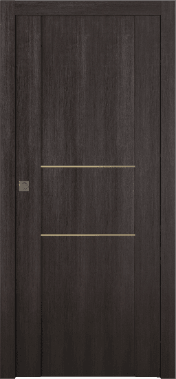 AVON 01 2H GOLD VERALINGA OAK POCKET DOORS BELLDINNI MODERN INTERIOR DOOR - 1