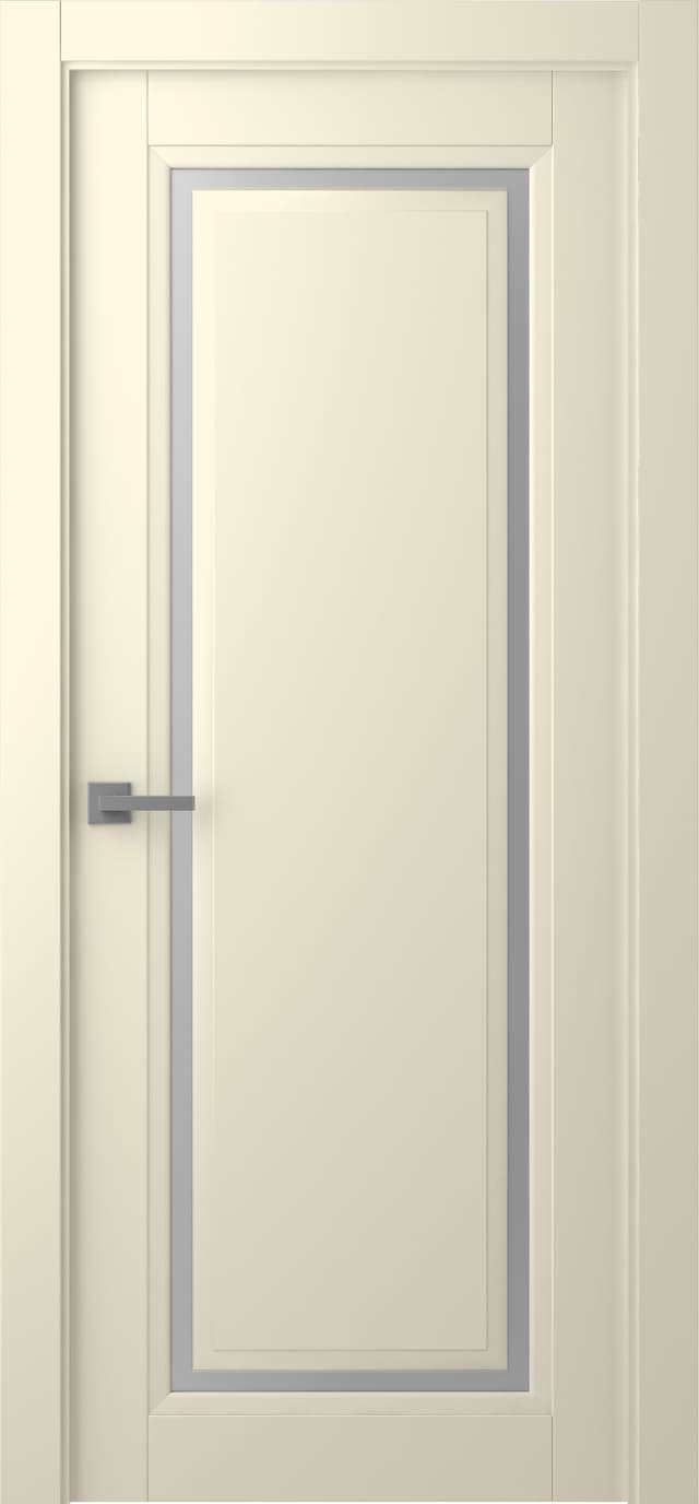 AURUM 1 VETRO IVORY SWING BELLDINNI MODERN INTERIOR DOOR