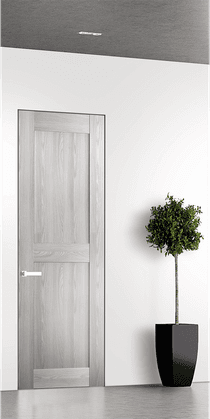 AVON 07 RN RIBEIRA ASH INVISIBLE METAL FRAME BELLDINNI MODERN INTERIOR DOOR - 1