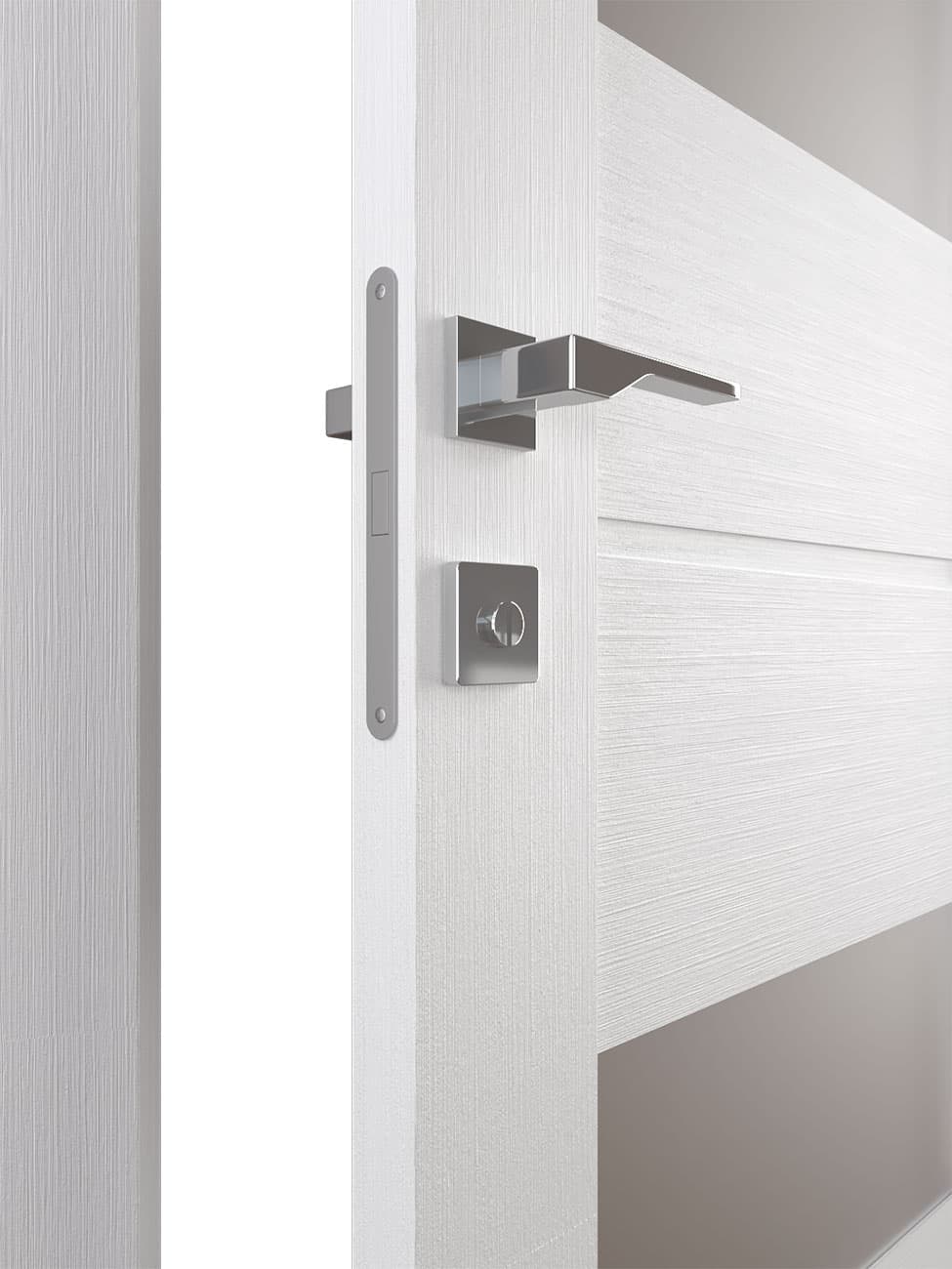 VITA VETRO BIANCO NOBLE SWING BELLDINNI MODERN INTERIOR DOOR - 3