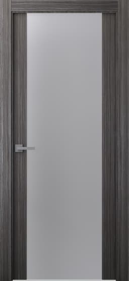 PALLADIO 202 VETRO GRAY OAK SWING BELLDINNI MODERN INTERIOR DOOR - 1