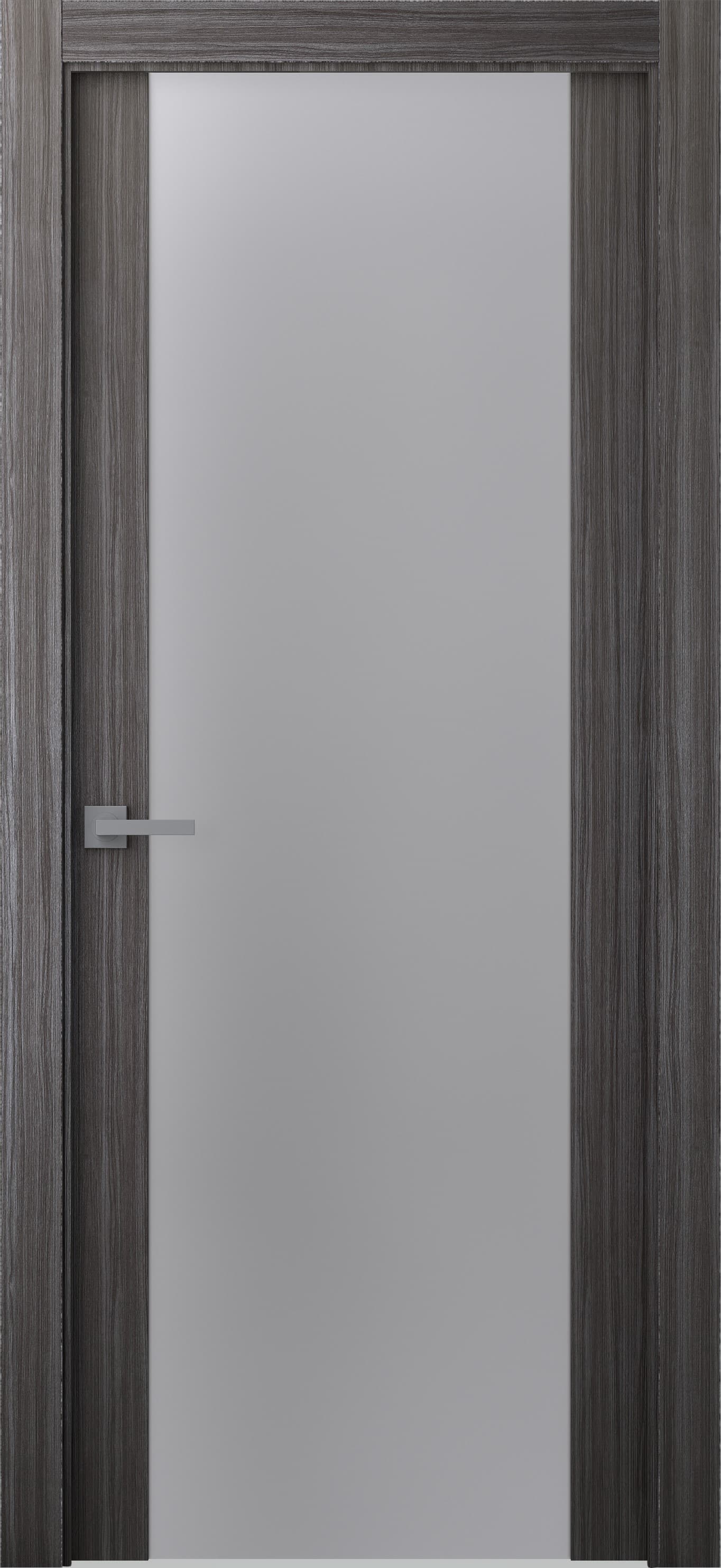 PALLADIO 202 VETRO GRAY OAK SWING BELLDINNI MODERN INTERIOR DOOR - 1