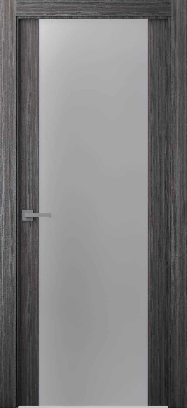 PALLADIO 202 VETRO GRAY OAK SWING BELLDINNI MODERN INTERIOR DOOR