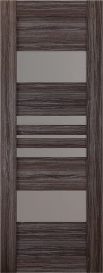 ROMI VETRO GRAY OAK SLAB BELLDINNI MODERN INTERIOR DOOR - 1