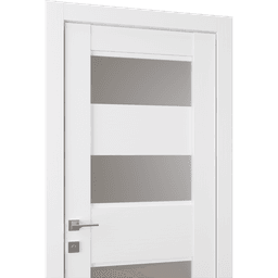 DELLA VETRO BIANCO NOBLE POCKET BELLDINNI MODERN INTERIOR DOOR - 4