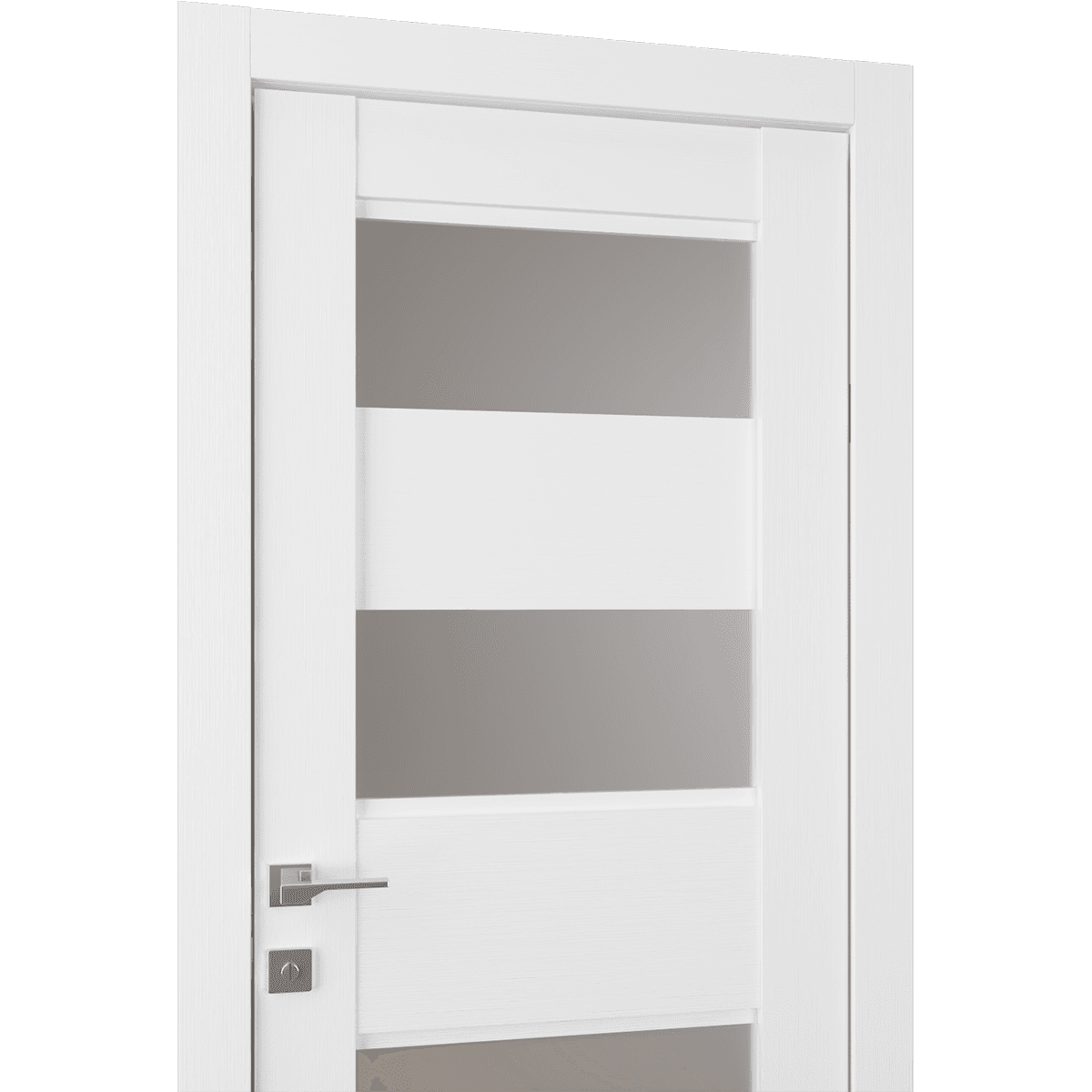 DELLA VETRO BIANCO NOBLE POCKET BELLDINNI MODERN INTERIOR DOOR - 4