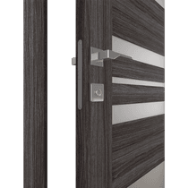 ROMI VETRO GRAY OAK BYPASS BELLDINNI MODERN INTERIOR DOOR - 2