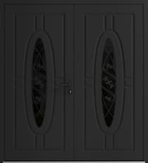 Double metal-aluminum modern exterior door Ronex 1277 - 1