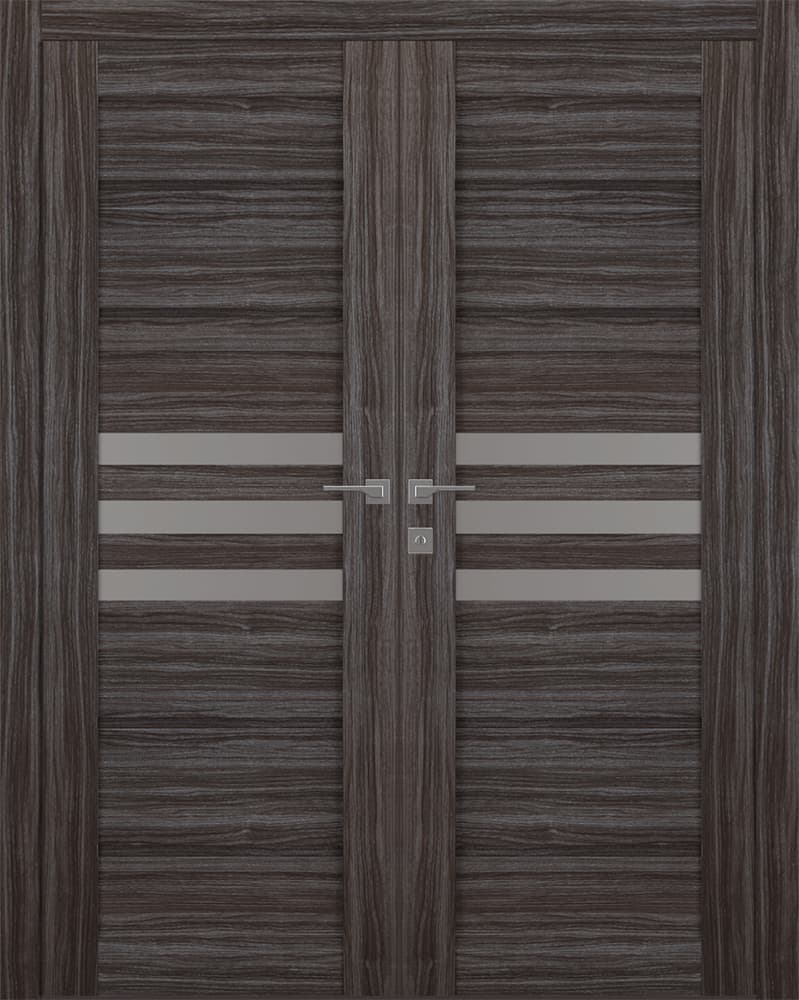 DOME VETRO GRAY OAK CLOSET BELLDINNI MODERN INTERIOR DOOR - 1