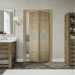 EDNA VETRO SHAMBOR BI-FOLD BELLDINNI MODERN INTERIOR DOOR - 2