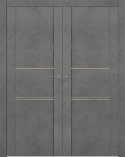 AVON 01 3H GOLD DARK URBAN CLOSET BELLDINNI MODERN INTERIOR DOOR - 1