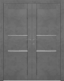 AVON 07 3H DARK URBAN DOUBLE BELLDINNI MODERN INTERIOR DOOR - 1