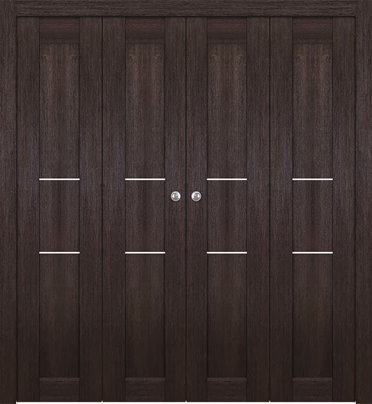 AVON 07 2H VERALINGA OAK DOUBLE BI-FOLD BELLDINNI MODERN INTERIOR DOOR - 1