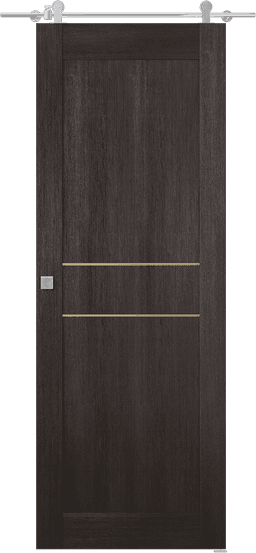 AVON 07 2HN GOLD VERALINGA OAK DOUBLE BARN BELLDINNI MODERN INTERIOR DOOR - 1