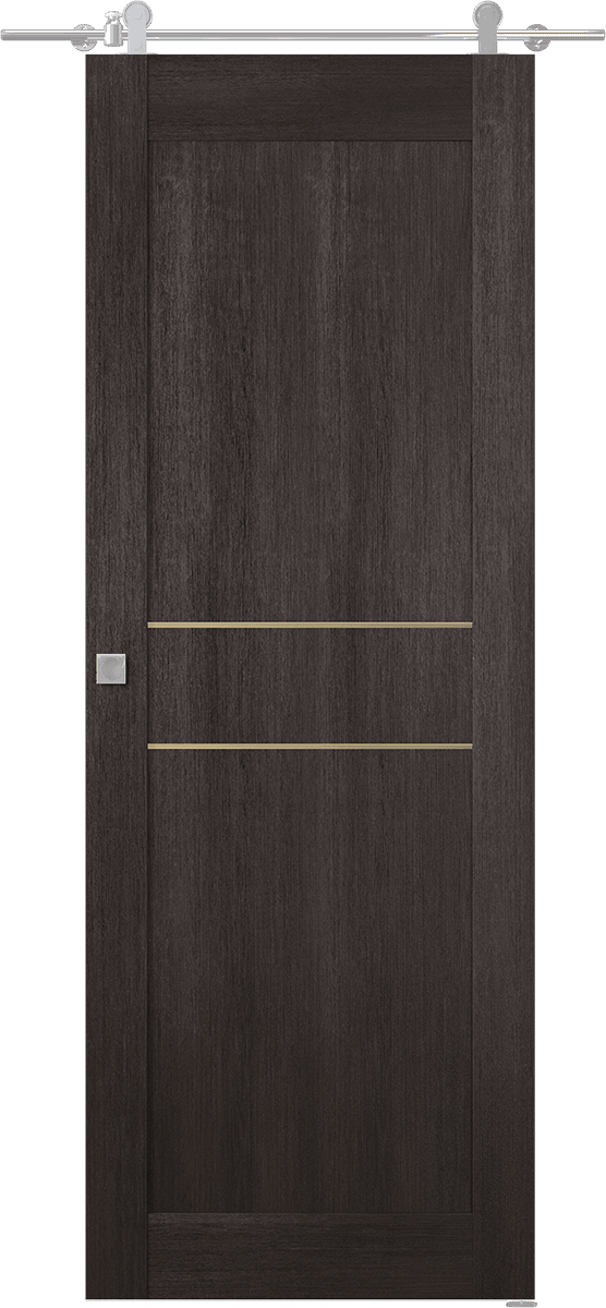 AVON 07 2HN GOLD VERALINGA OAK DOUBLE BARN BELLDINNI MODERN INTERIOR DOOR - 1