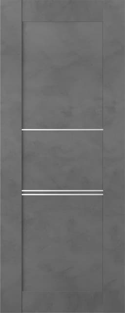 AVON 07 3H DARK URBAN SLAB BELLDINNI MODERN INTERIOR DOOR - 1