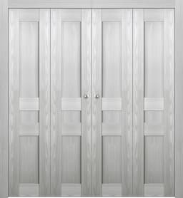 AVON 07 2R RIBEIRA ASH DOUBLE BI-FOLD BELLDINNI MODERN INTERIOR DOOR - 1