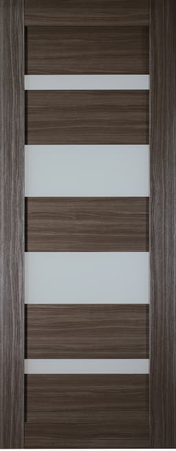 MIRELLA VETRO GRAY OAK SLAB BELLDINNI MODERN INTERIOR DOOR - 1