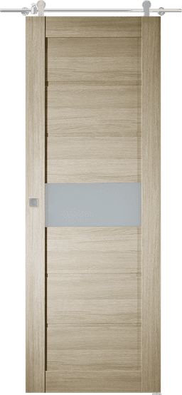EDNA VETRO SHAMBOR DOUBLE BARN BELLDINNI MODERN INTERIOR DOOR - 1