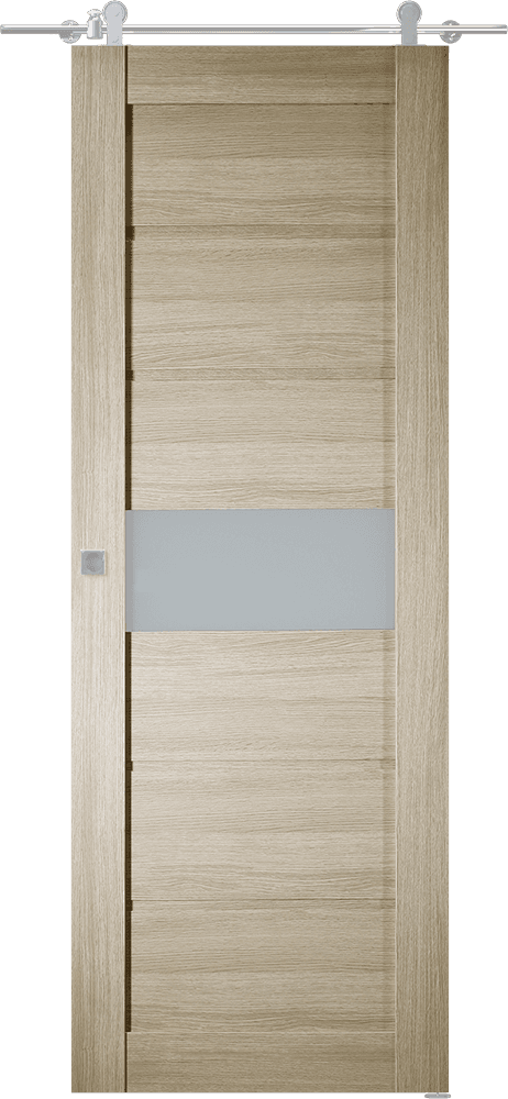 EDNA VETRO SHAMBOR DOUBLE BARN BELLDINNI MODERN INTERIOR DOOR - 1