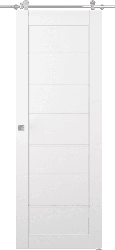 ALDA SNOW WHITE BARN BELLDINNI MODERN INTERIOR DOOR - 1