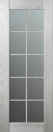 AVON 10 LITE VETRO RIBEIRA ASH SLAB BELLDINNI MODERN INTERIOR DOOR - 1