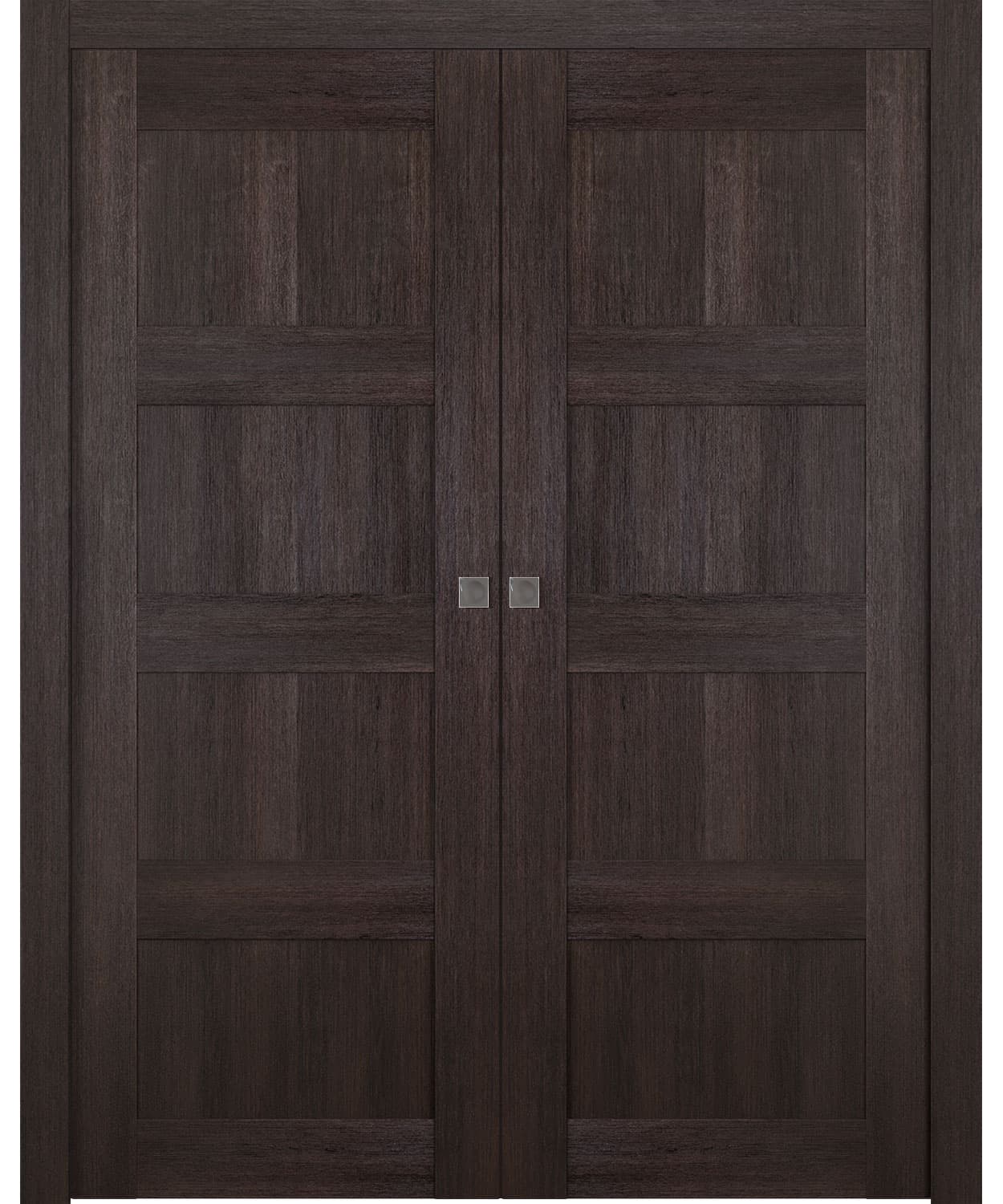 AVON 07 3R VERALINGA OAK DOUBLE POCKET BELLDINNI MODERN INTERIOR DOOR - 1