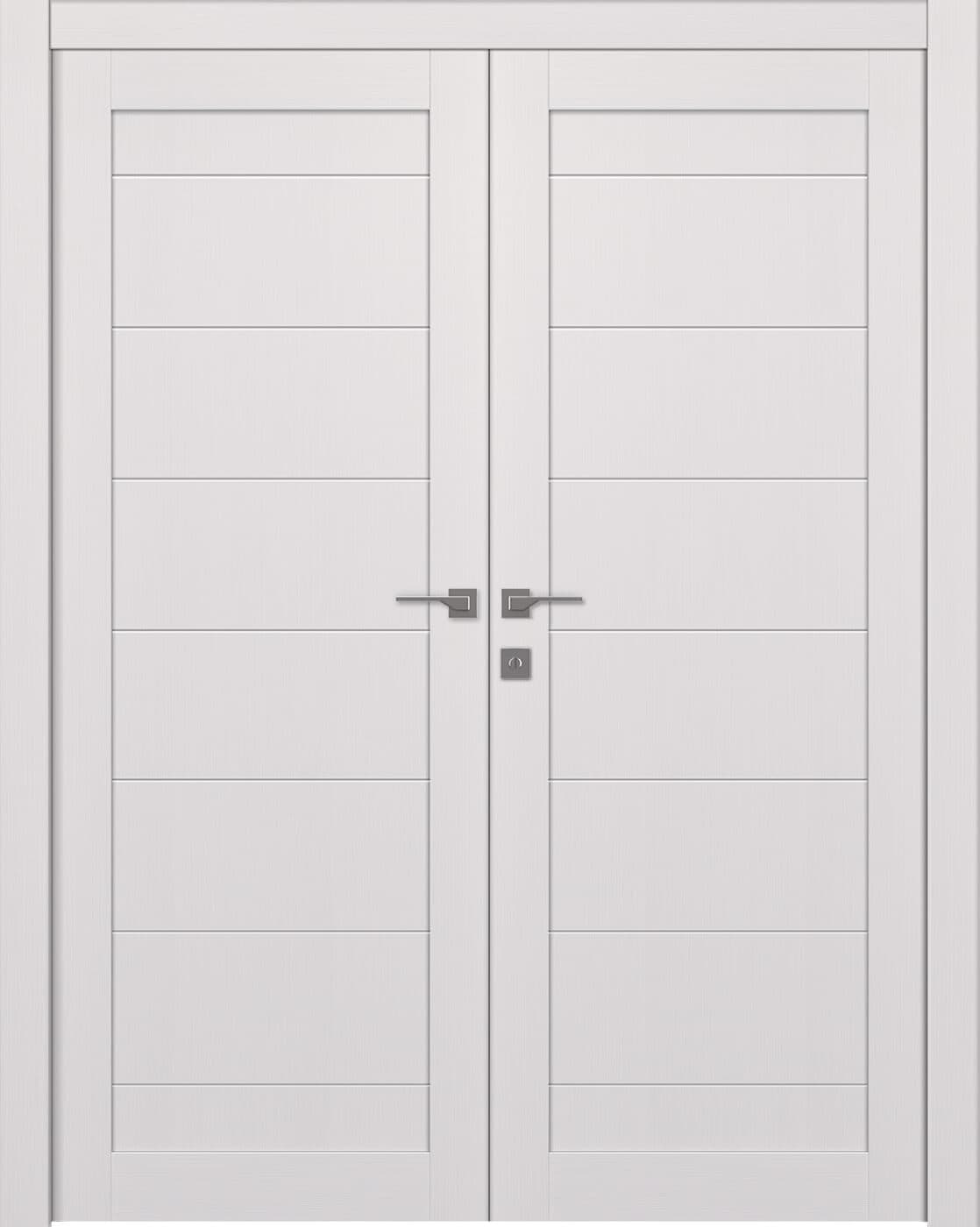 ERMI BIANCO NOBLE DOUBLE BELLDINNI MODERN INTERIOR DOOR - 1
