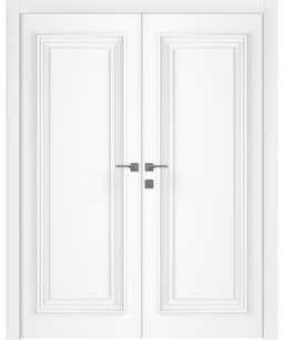 PALAZZO 1 POLAR WHITE DOUBLE BELLDINNI MODERN INTERIOR DOOR - 1