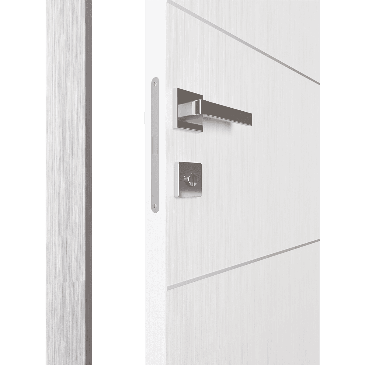 PALLADIO 2H BIANCO NOBLE DOUBLE BELLDINNI MODERN INTERIOR DOOR - 3