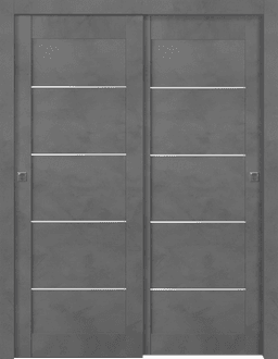 AVON 07 4H DARK URBAN BYPASS BELLDINNI MODERN INTERIOR DOOR - 1