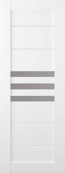 DOME VETRO BIANCO NOBLE SLAB BELLDINNI MODERN INTERIOR DOOR - 1