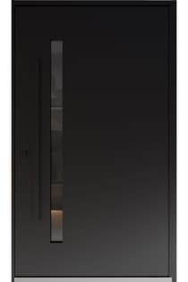 Single pivot metal-aluminum modern exterior door Axis 1133 - 2