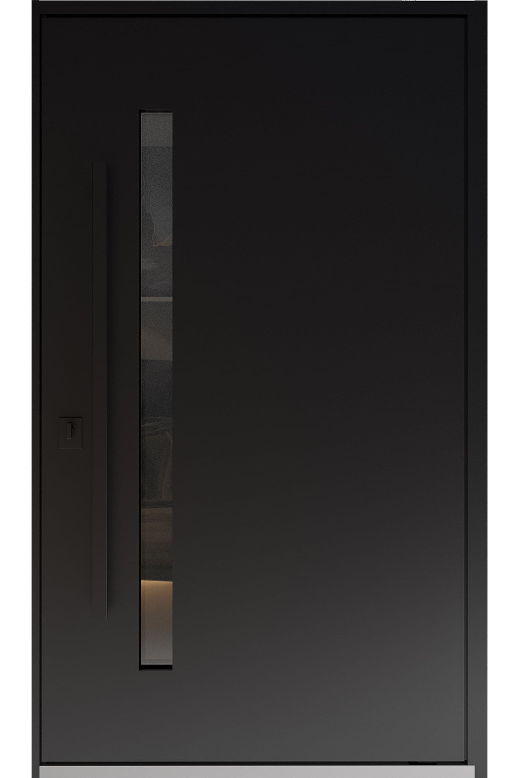 Single pivot metal-aluminum modern exterior door Axis 1133 - 2