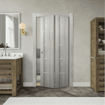 AVON 01 4H RIBEIRA ASH BI-FOLD BELLDINNI MODERN INTERIOR DOOR - 2