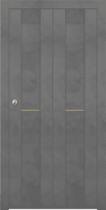 AVON 07 1H GOLD DARK URBAN BI-FOLD BELLDINNI MODERN INTERIOR DOOR - 1