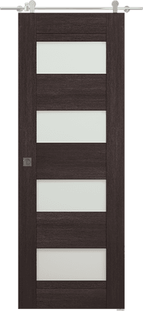 AVON 07-08 VETRO VERALINGA OAK BARN DOORS BELLDINNI MODERN INTERIOR DOOR - 1