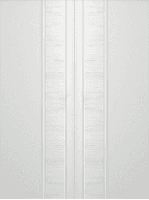 TWINWOOD 1 POLAR WHITE DOUBLE BARN BELLDINNI MODERN INTERIOR DOOR - 2