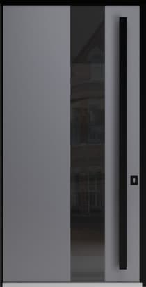 Single pivot metal-aluminum modern exterior door Axis 1711 - 2