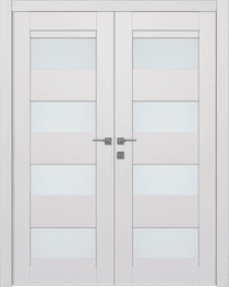 DELLA VETRO BIANCO NOBLE CLOSET BELLDINNI MODERN INTERIOR DOOR - 1