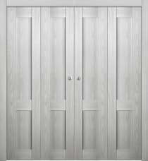 AVON 07 R RIBEIRA ASH DOUBLE BI-FOLD BELLDINNI MODERN INTERIOR DOOR - 1