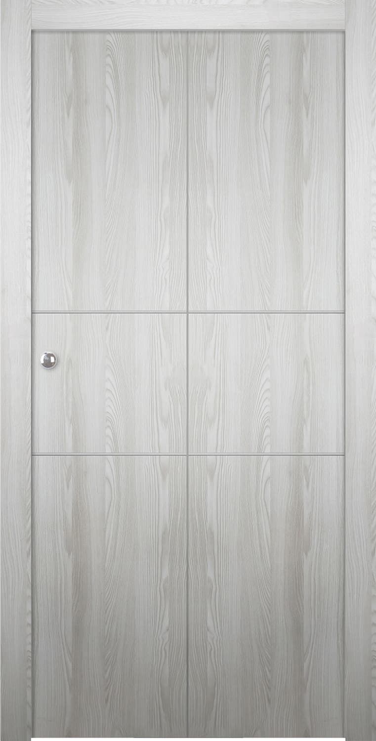 OPTIMA 2H RIBEIRA ASH BI-FOLD BELLDINNI MODERN INTERIOR DOOR - 1
