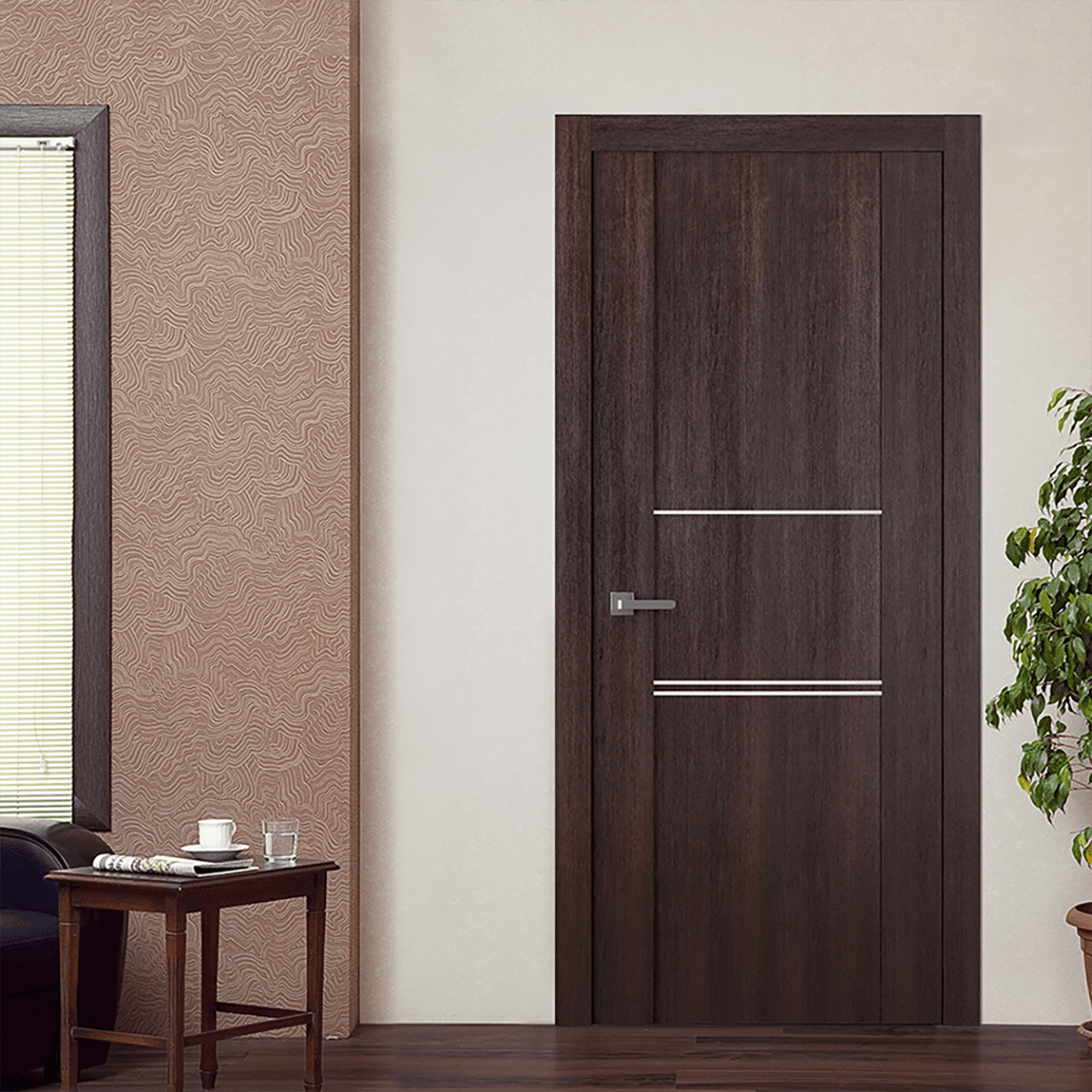 AVON 01 3H VERALINGA OAK POCKET DOORS BELLDINNI MODERN INTERIOR DOOR - 2