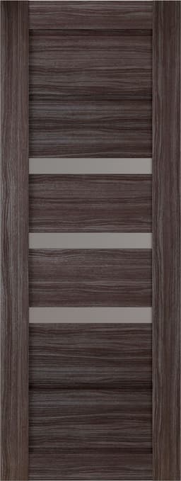 RITA VETRO GRAY OAK SLAB BELLDINNI MODERN INTERIOR DOOR - 1