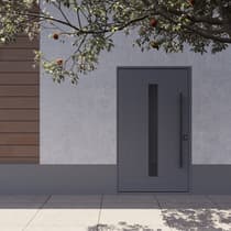 Single pivot metal-aluminum modern exterior door Axis 1130 - 5