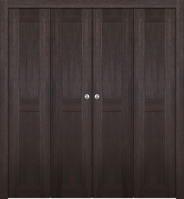 AVON 07 RN VERALINGA OAK DOUBLE BI-FOLD BELLDINNI MODERN INTERIOR DOOR - 1