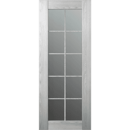 AVON 10 LITE VETRO RIBEIRA ASH BARN BELLDINNI MODERN INTERIOR DOOR - 2