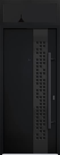 Single Modern Steel Exterior Door Deux 6078 8ft - 4