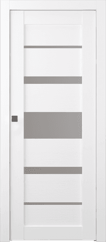 KINA VETRO BIANCO NOBLE POCKET DOORS BELLDINNI MODERN INTERIOR DOOR - 1